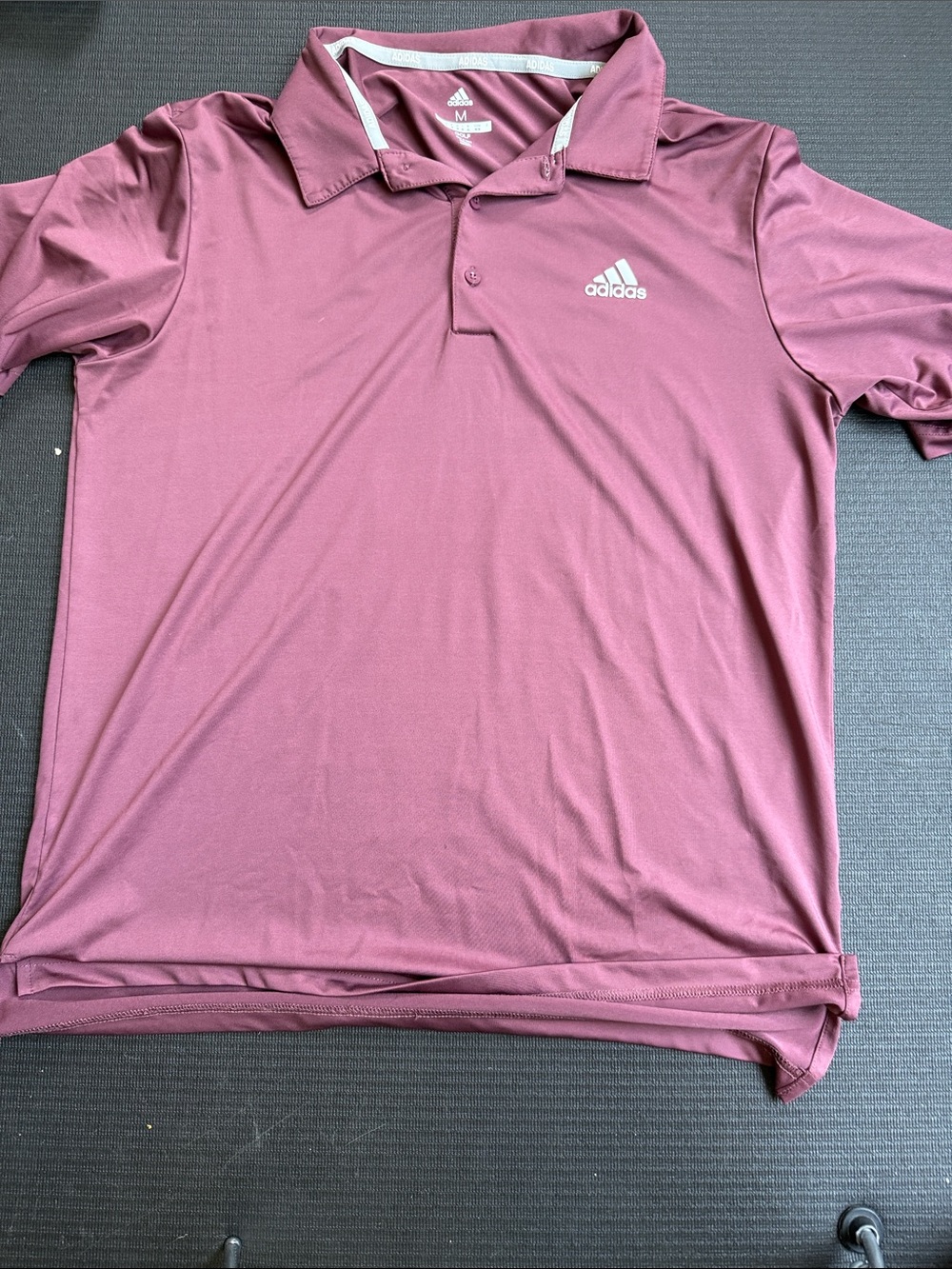 adidas Men’s Maroon Performance Polo